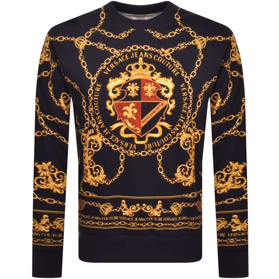 Alternative Image for ProductVersace Jeans Couture Logo Sweatshirt Black1